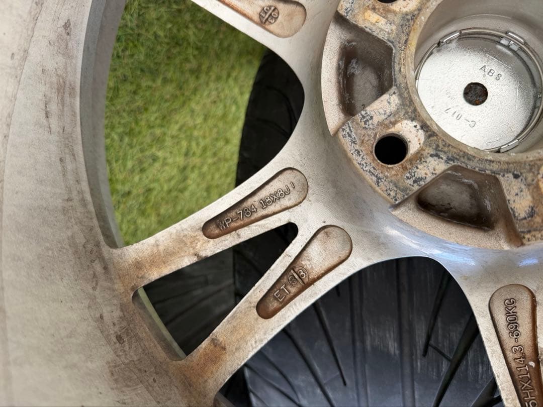 【深リム！？】マナレイ VR5 8J 9J 18インチ 4本セット ドリケツ