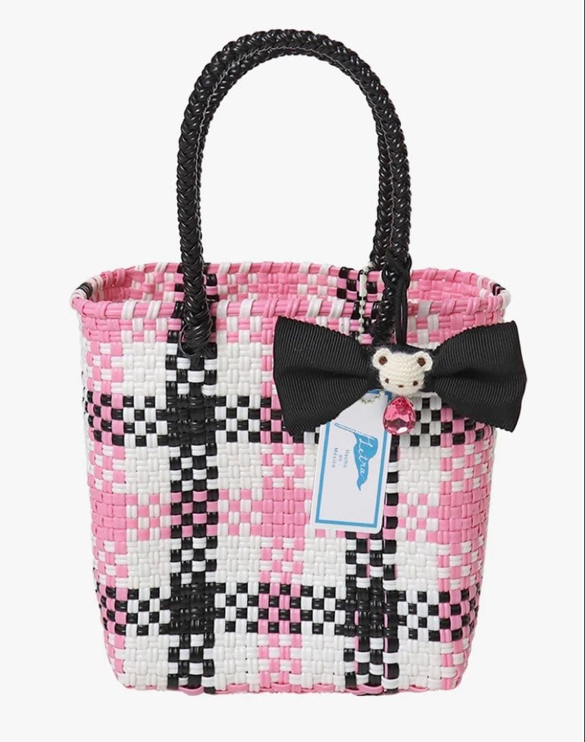 新品　ファミリア　メルカド　ミニバッグ　ピンク