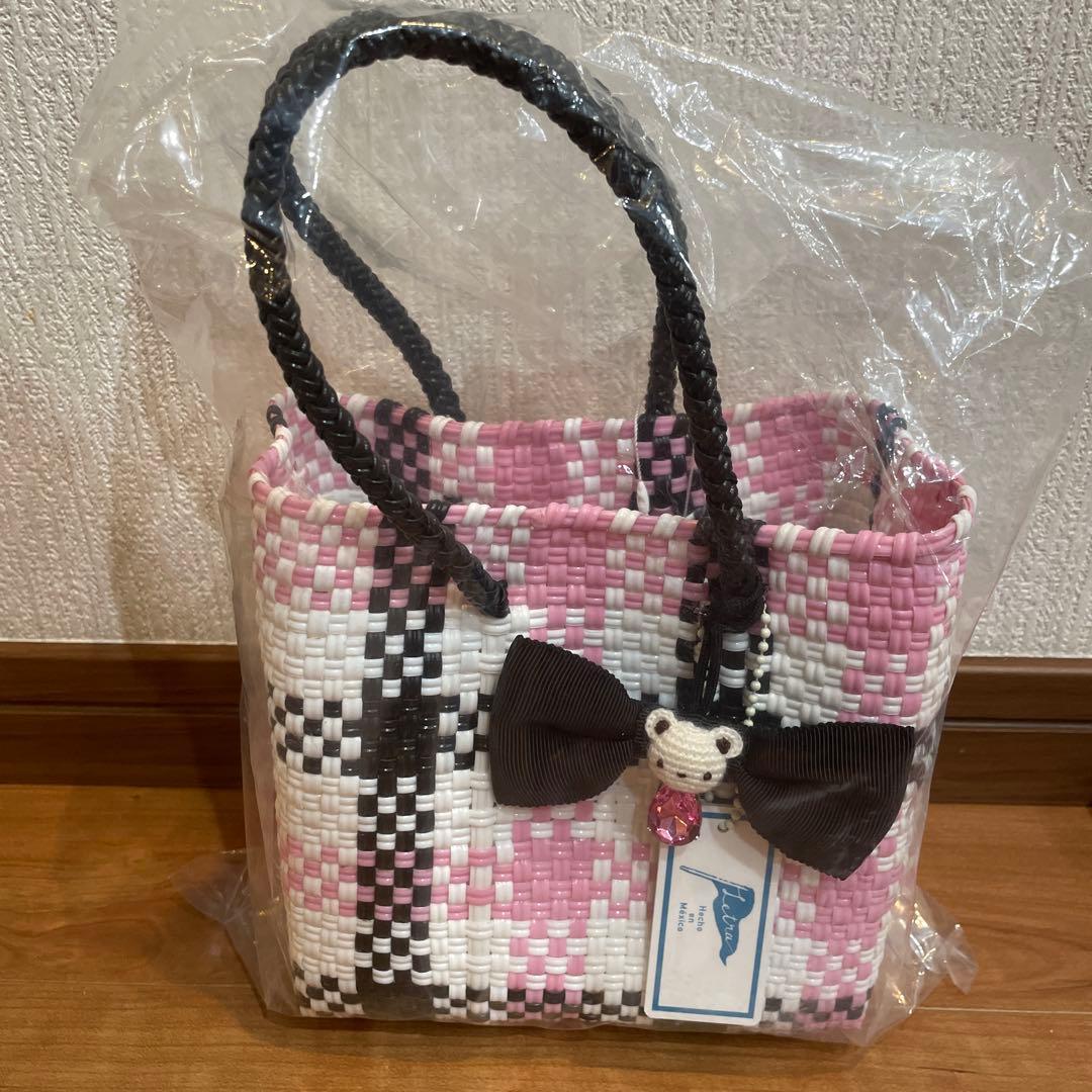 新品　ファミリア　メルカド　ミニバッグ　ピンク