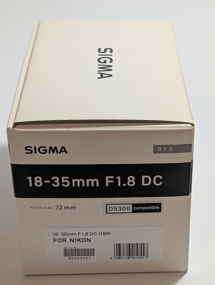 【美品】SIGMA Art 18-35mm F1.8 DC HSM CANON
