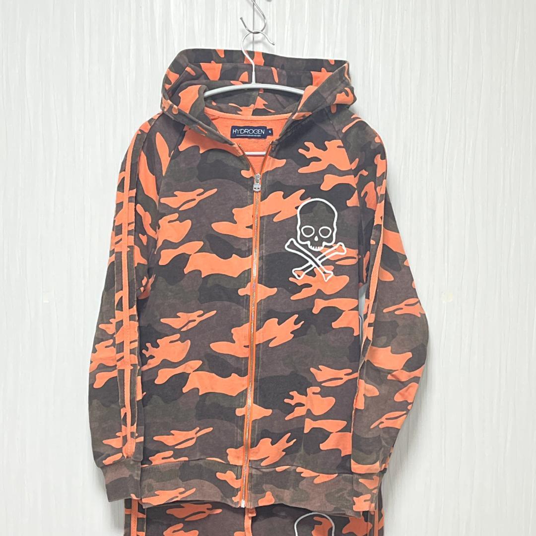 HYDROGEN カモフラージュ スカルセットアップ S 上下セット
