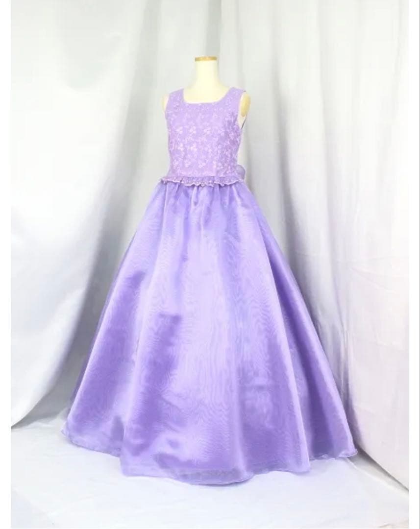 ゆめりすと 子供用ドレス パープル 紫 薄紫 演奏会 発表会 ソフィーライラック