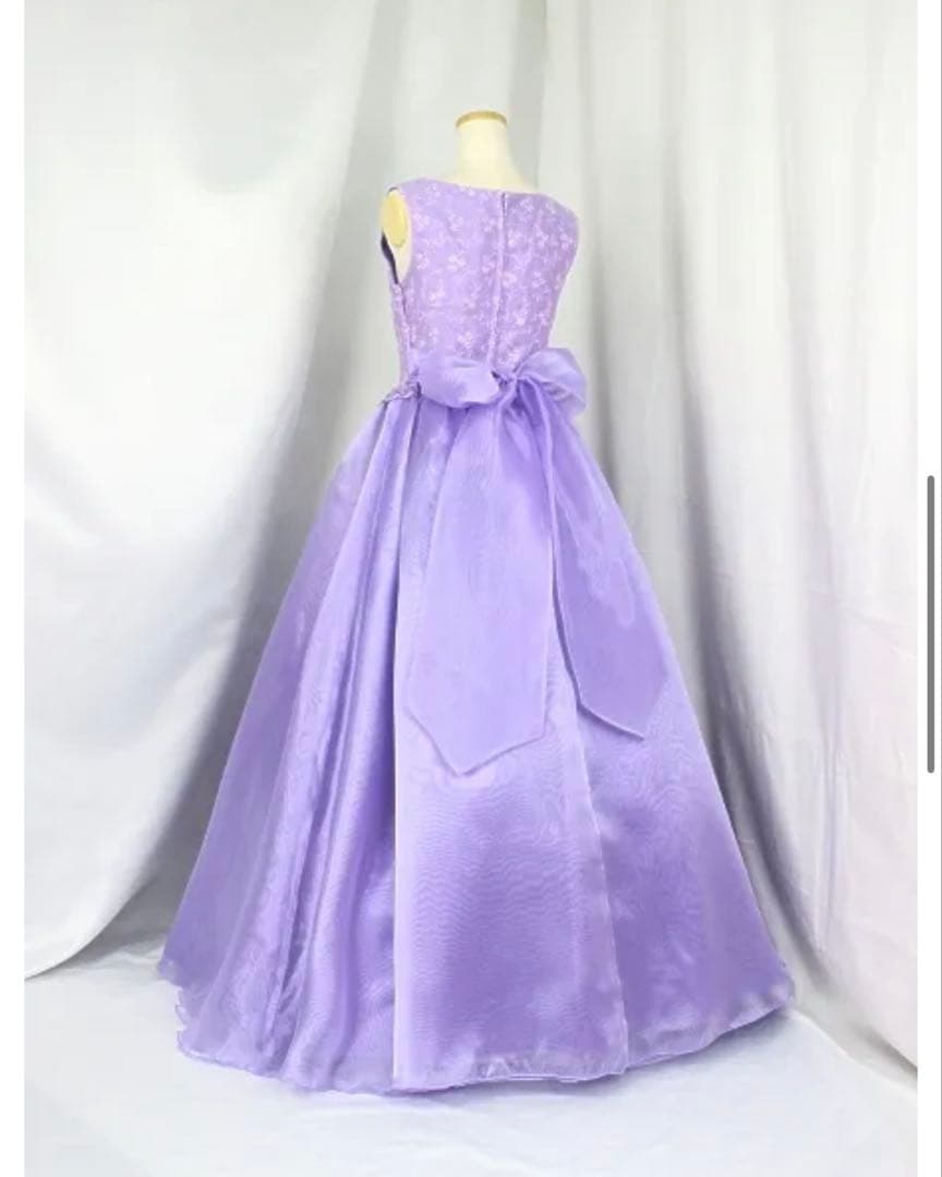 ゆめりすと 子供用ドレス パープル 紫 薄紫 演奏会 発表会 ソフィーライラック