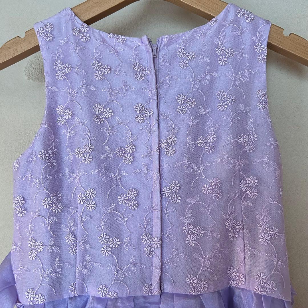 ゆめりすと 子供用ドレス パープル 紫 薄紫 演奏会 発表会 ソフィーライラック