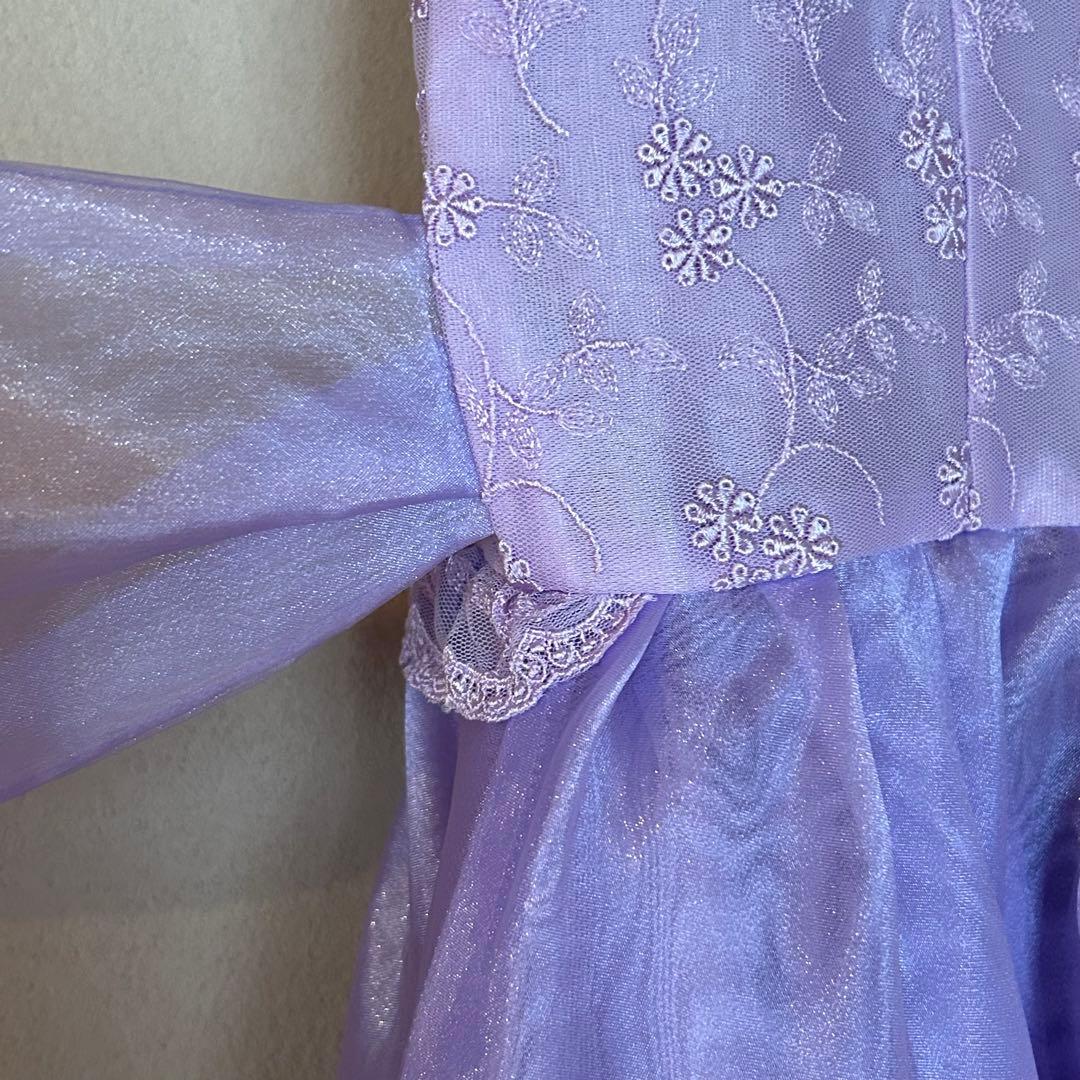 ゆめりすと 子供用ドレス パープル 紫 薄紫 演奏会 発表会 ソフィーライラック