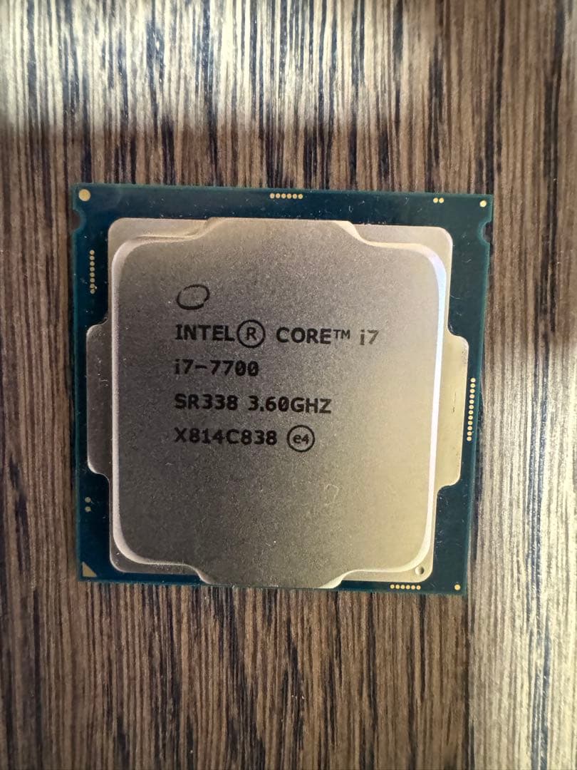 CPU Intel Core i7-7700 CPU 3.60GHz