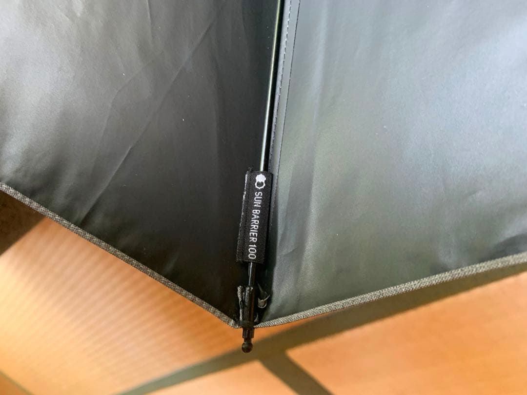 サンバリア100 日傘 3段折 無地