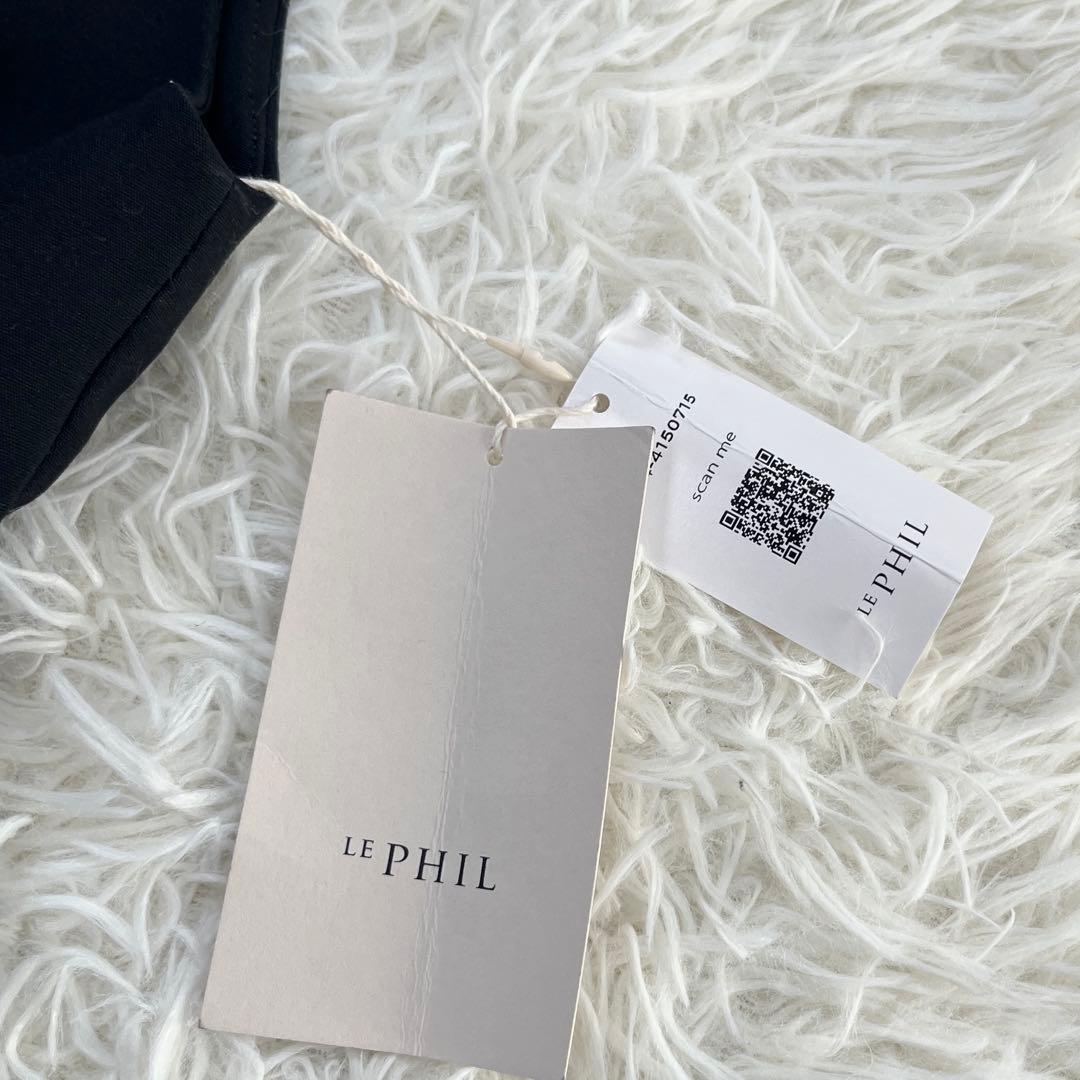 hana【タグ付】LE PHIL ルフィル ダブルクロス ペプラム ジレ