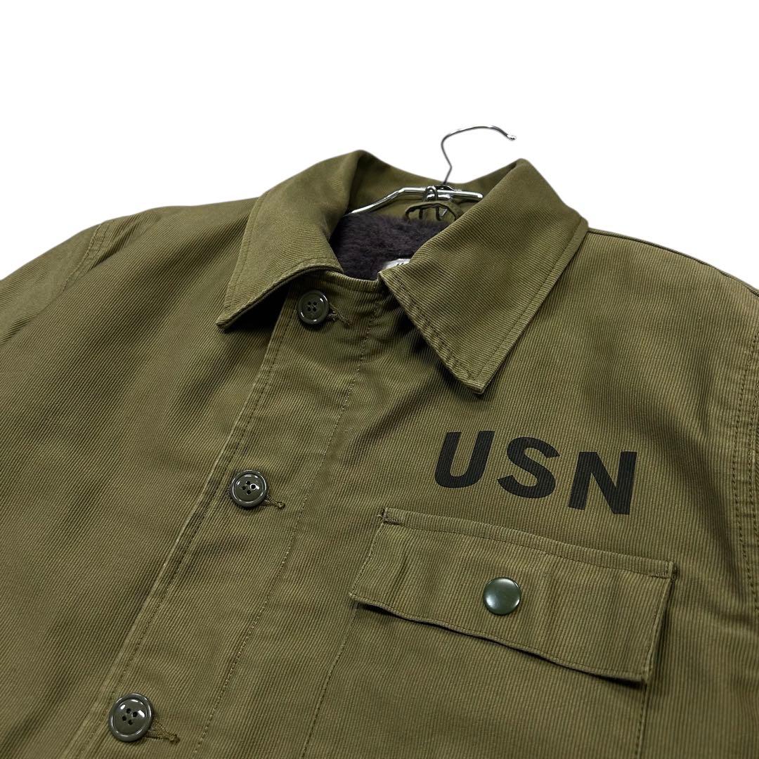 Bob Dong US NAVY A-2 デッキジャケット ミリタリー