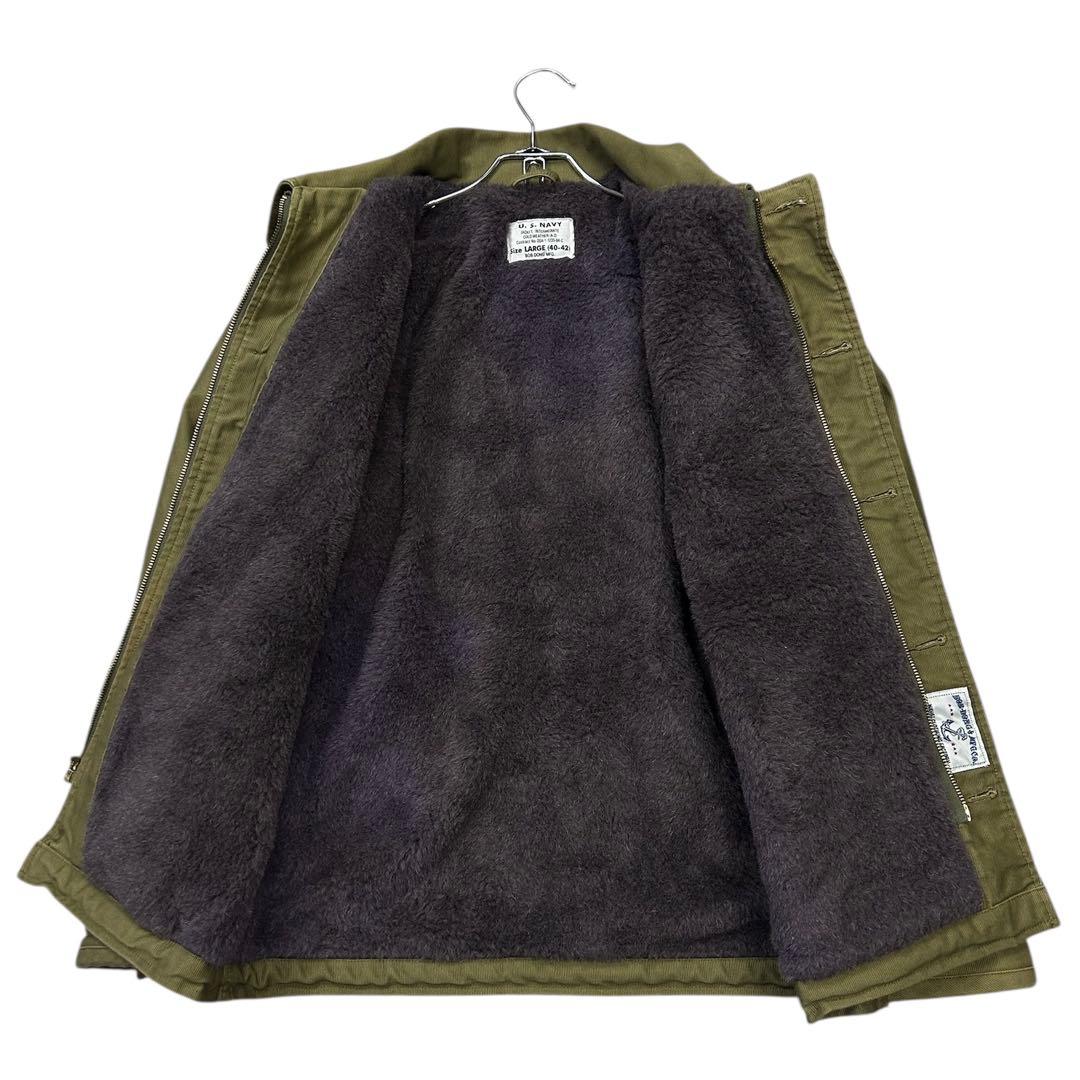 Bob Dong US NAVY A-2 デッキジャケット ミリタリー