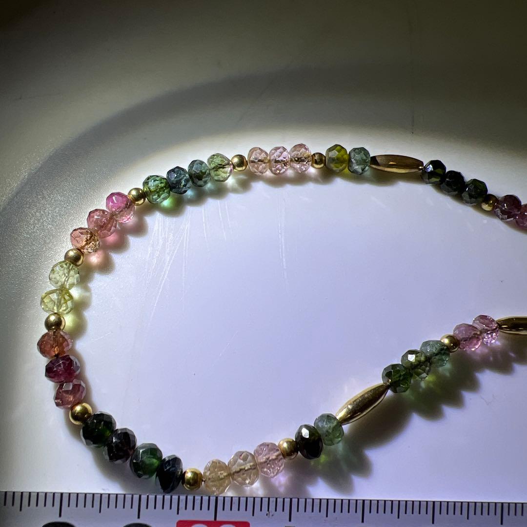 14K刻印　翡翠ネックレス　12g 東Y8-0210☆2F