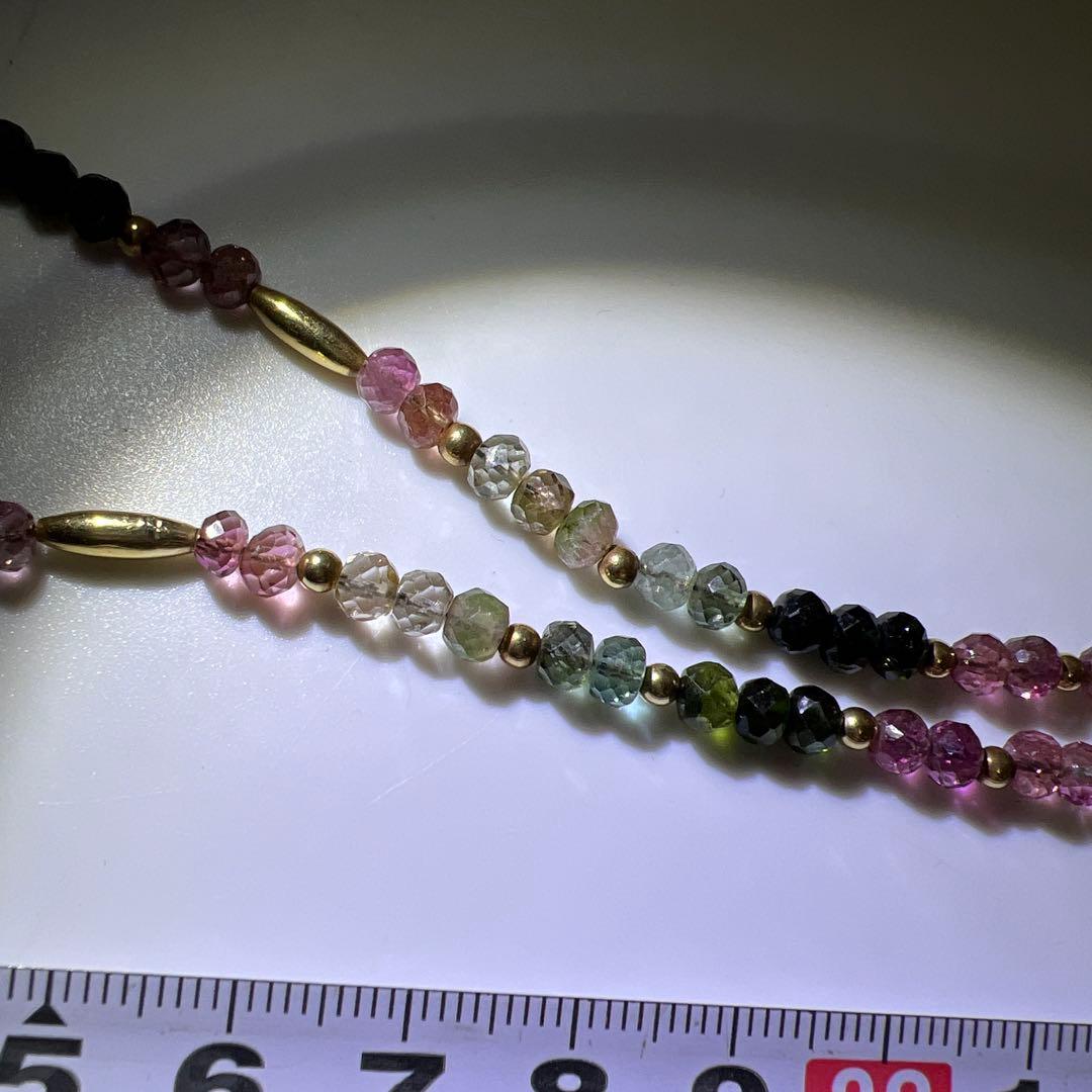 14K刻印　翡翠ネックレス　12g 東Y8-0210☆2F