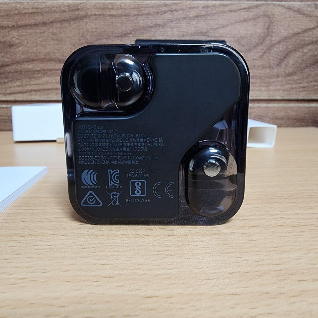 ナッシング ワイヤレスイヤホン NOTHING Ear B171 BLACK