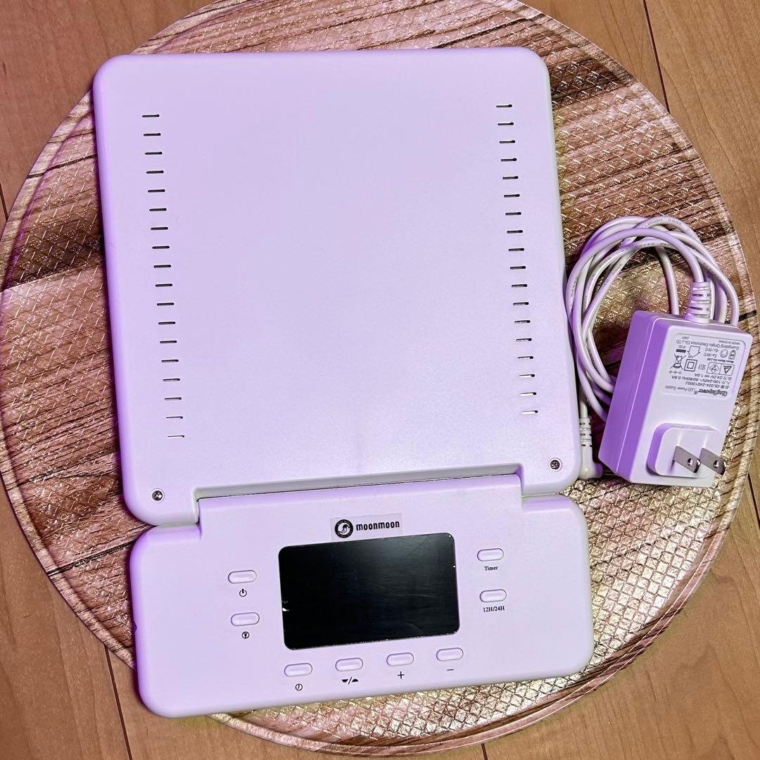 トトノエライトプレーン 光目覚まし時計　moonmoon