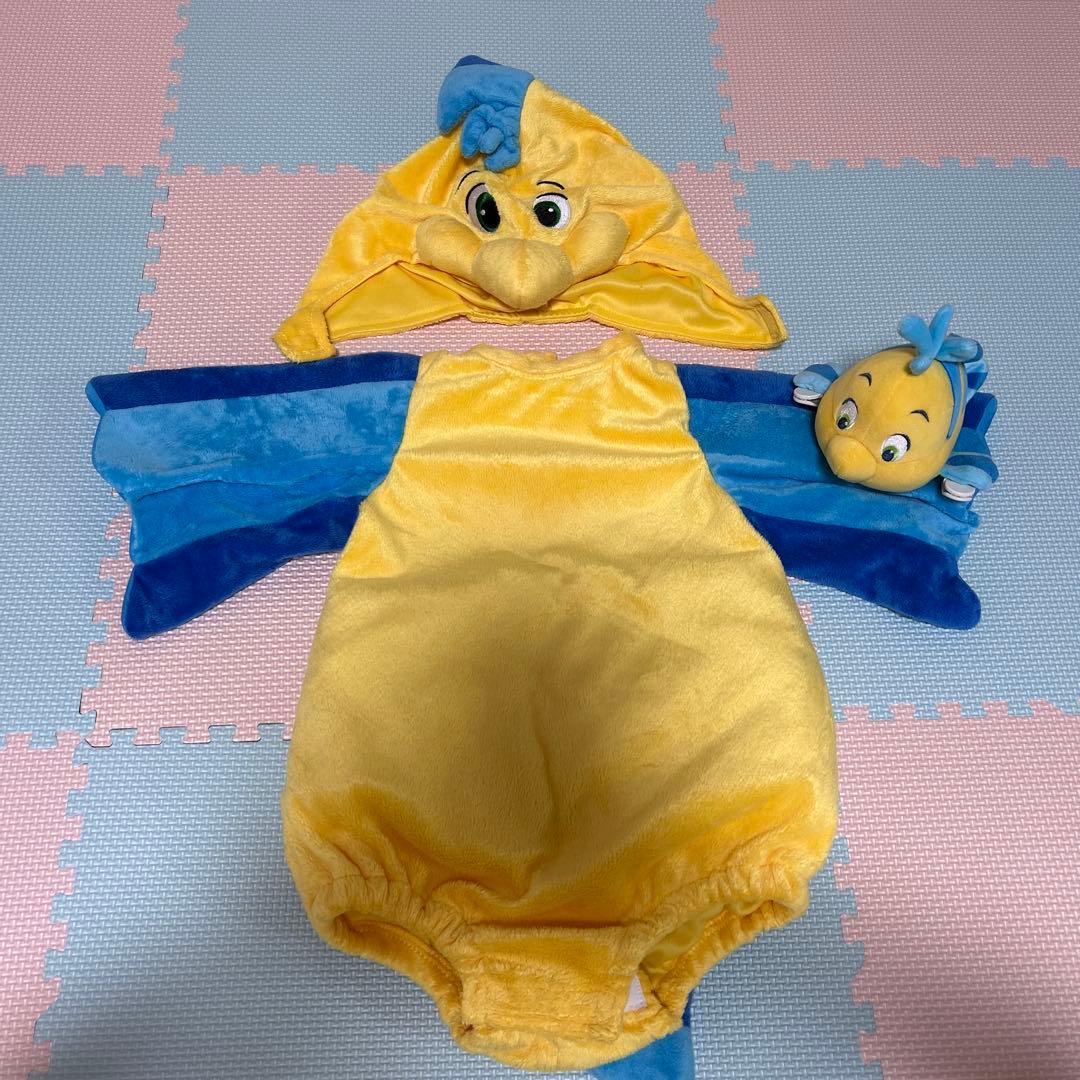 フランダー　アリエル　コスチューム　コスプレ　ロンパース　肩のせキーホルダー付き