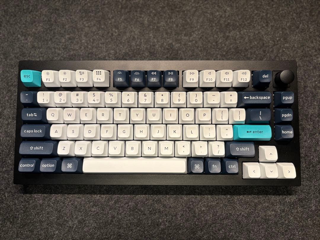Keychron Q1 Max QMK/VIA（US ANSI 配列）茶軸