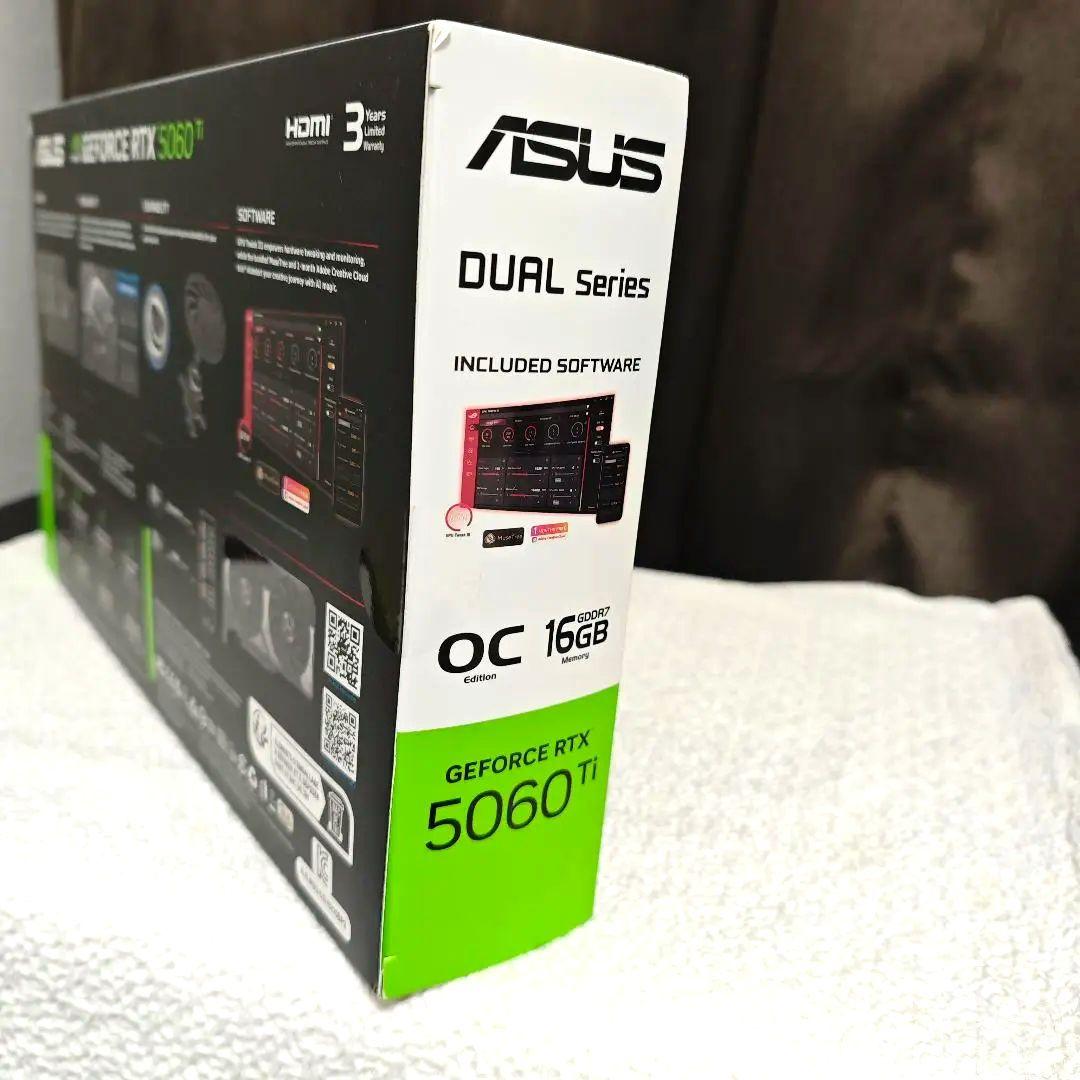 ASUS DUAL RTX 5060 Ti 16GB OC グラフィックボード