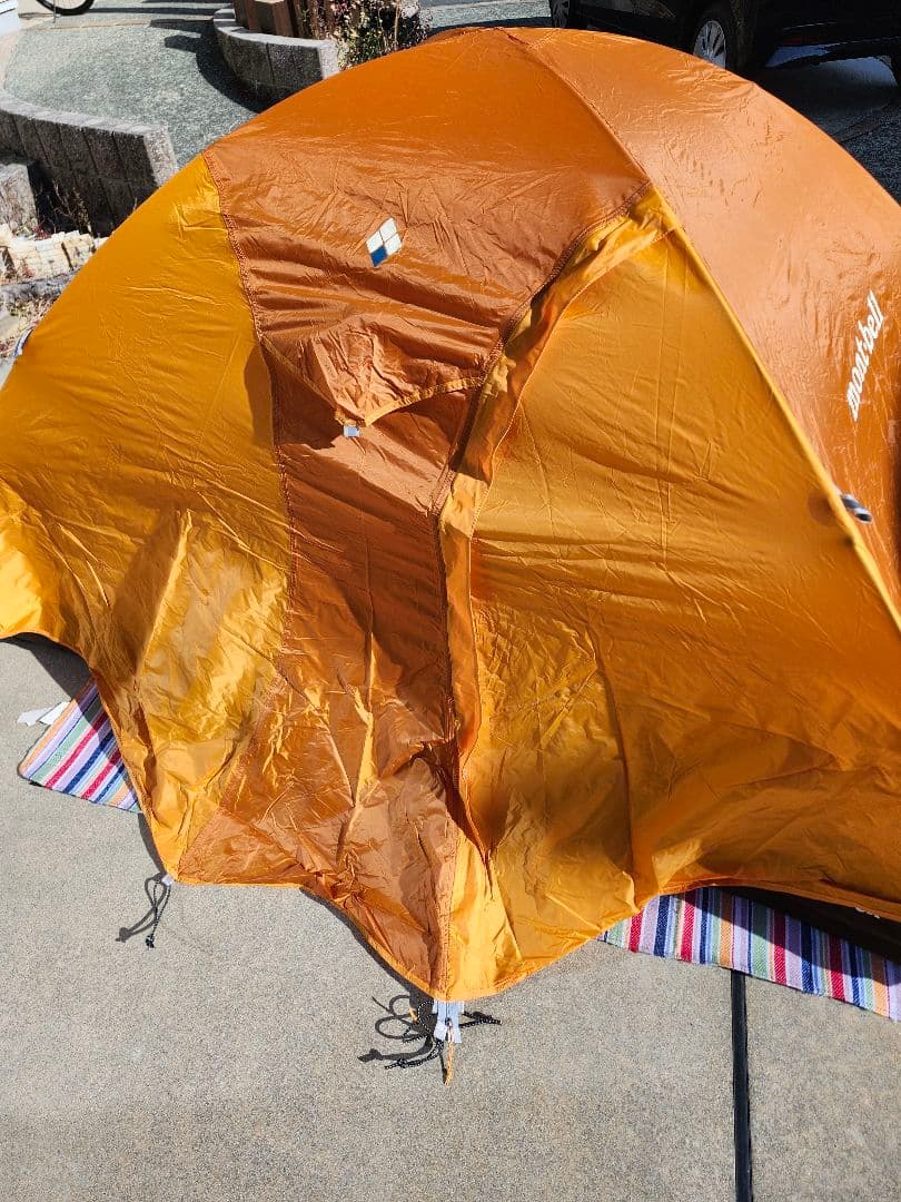 【美品】mont-bell クロノスドーム2 mont-bellグランドシート２