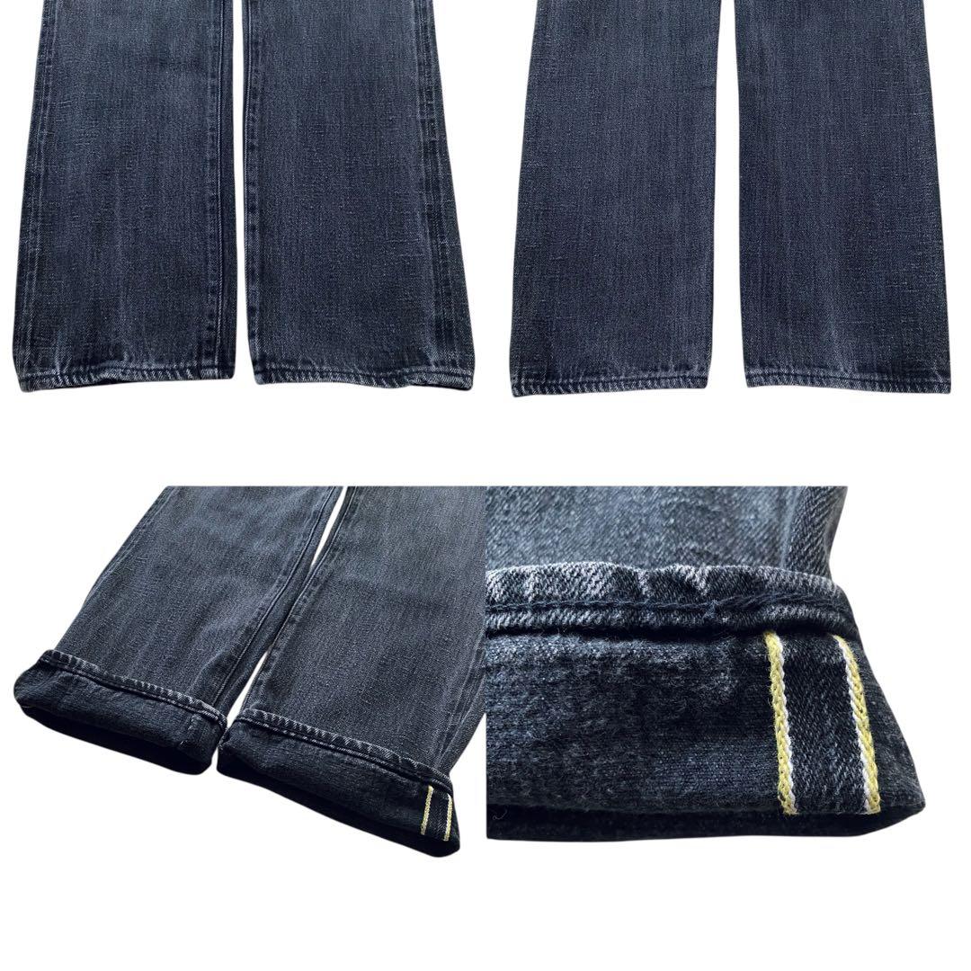 ONI DENIM 鬼デニム【美品】515 セミタイト 12オンスブラックデニム