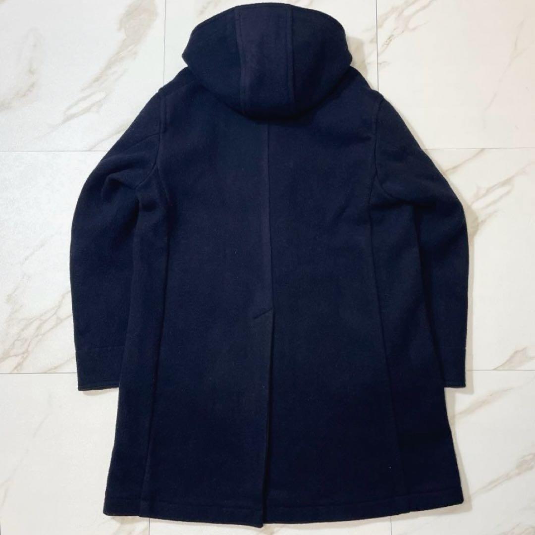 【希少44サイズ 美品2way】ダントン ウールモッサ フーデットコート ロング