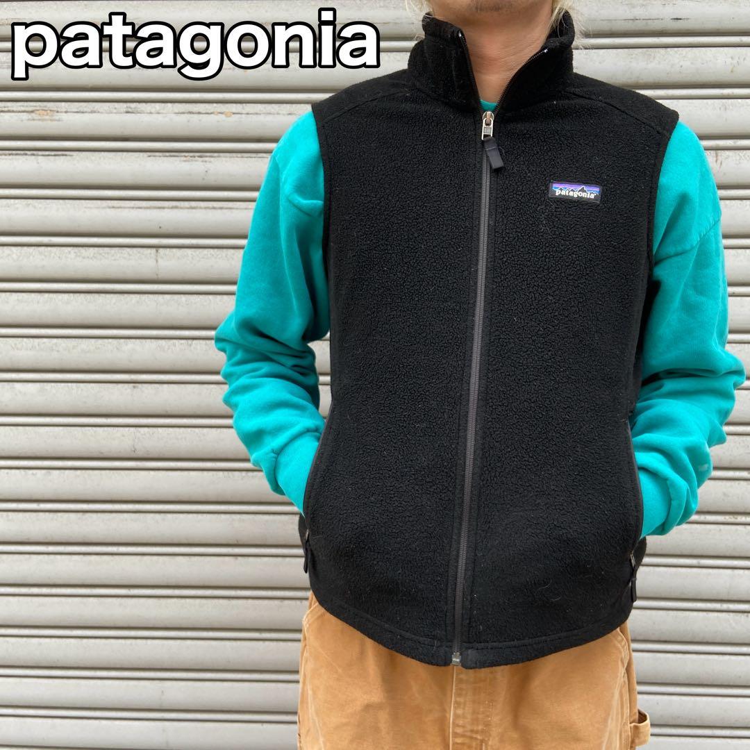 patagonia☆パタゴニア☆シンチラフリースベスト☆ブラック☆M☆2019年