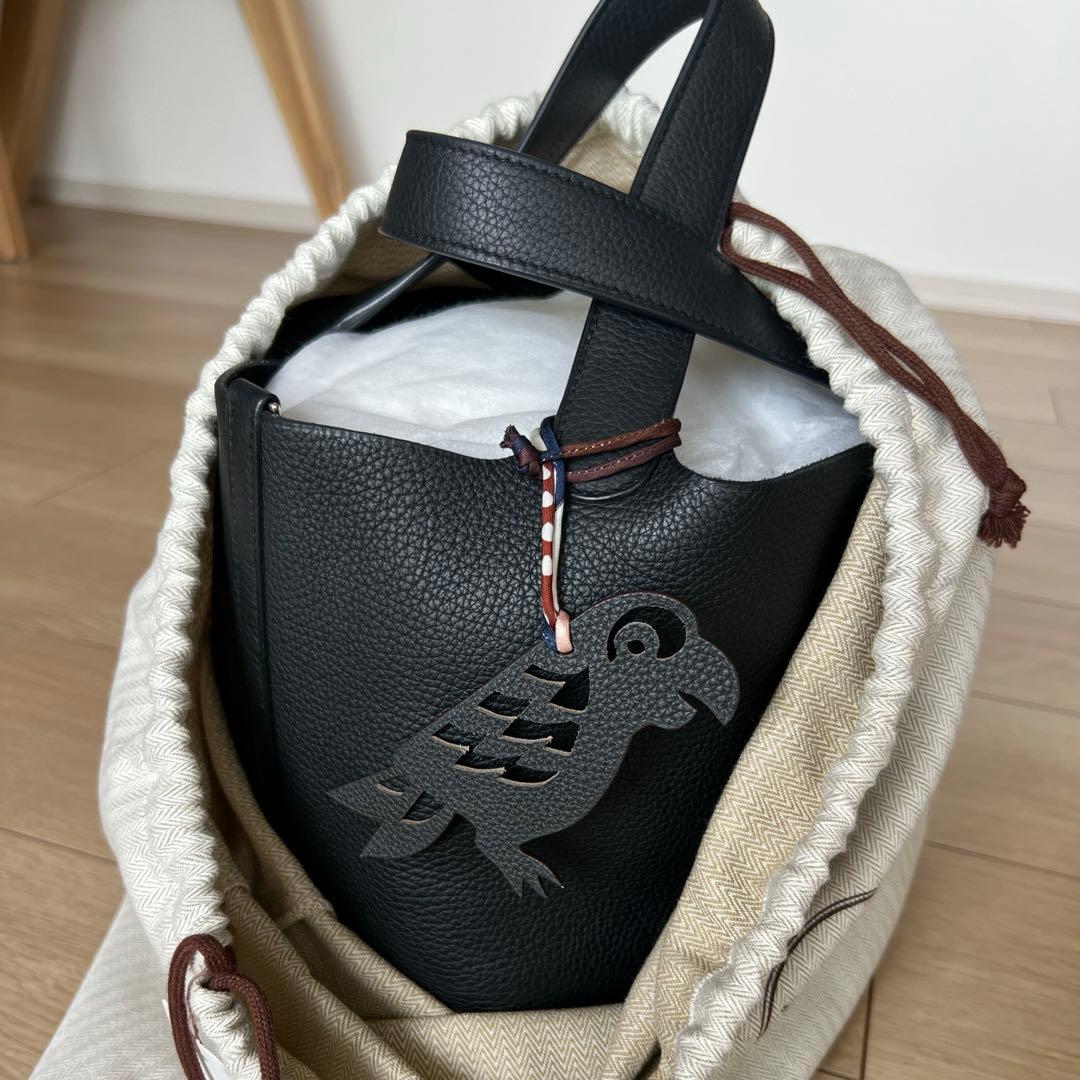 HERMESエルメス バッグチャーム プティアッシュ オウム 美品！