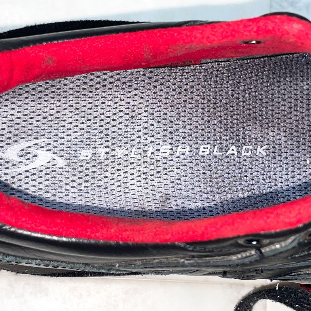 ハイスポーツ ボウリングシューズ コアドロ ブラック/レッド 25.5cm