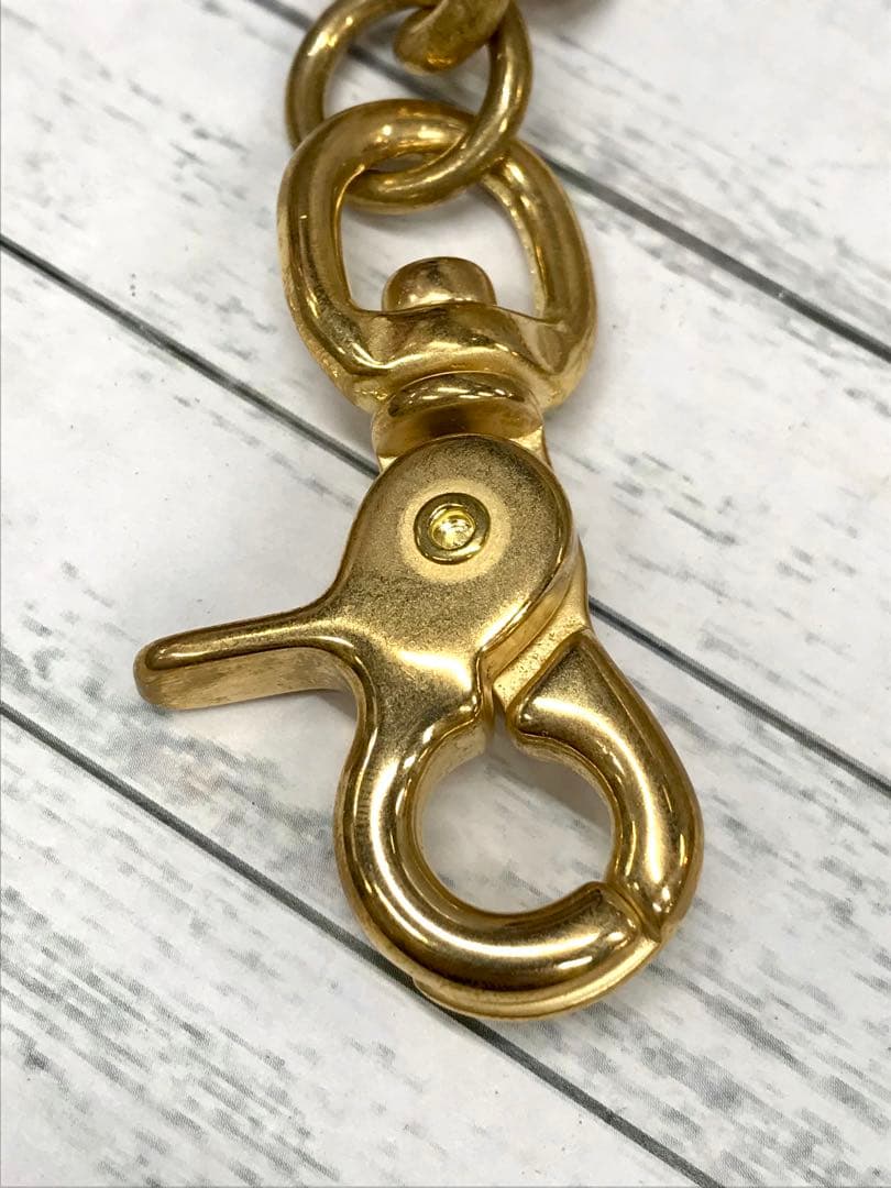 IRON HEART ウォレットチェーン フックタイプ 真鍮　5909