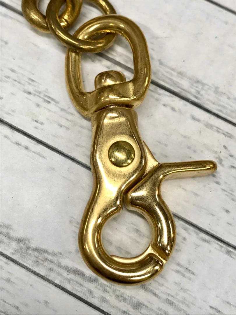 IRON HEART ウォレットチェーン フックタイプ 真鍮　5909