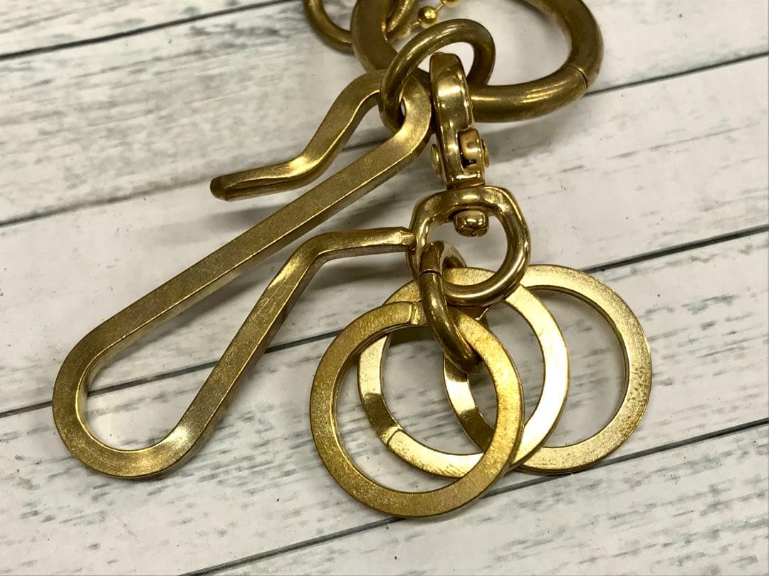 IRON HEART ウォレットチェーン フックタイプ 真鍮　5909