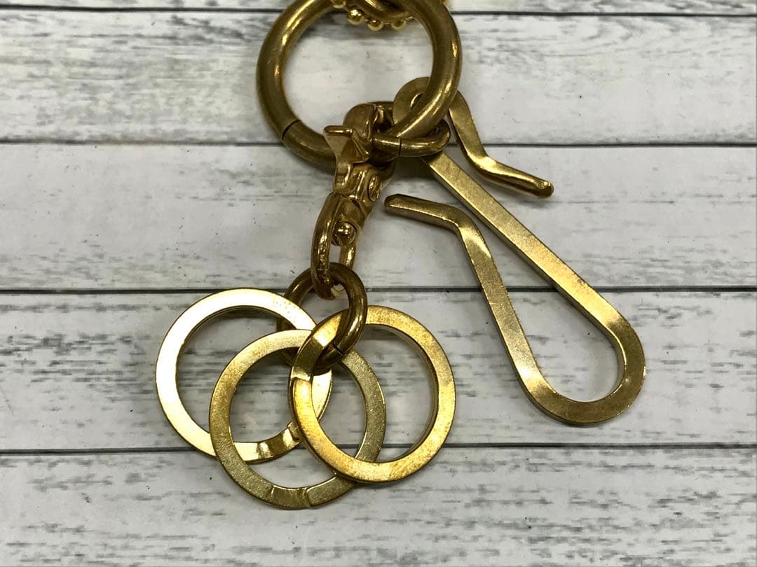 IRON HEART ウォレットチェーン フックタイプ 真鍮　5909