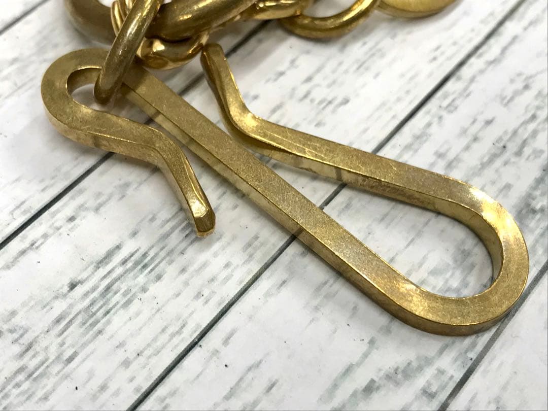 IRON HEART ウォレットチェーン フックタイプ 真鍮　5909