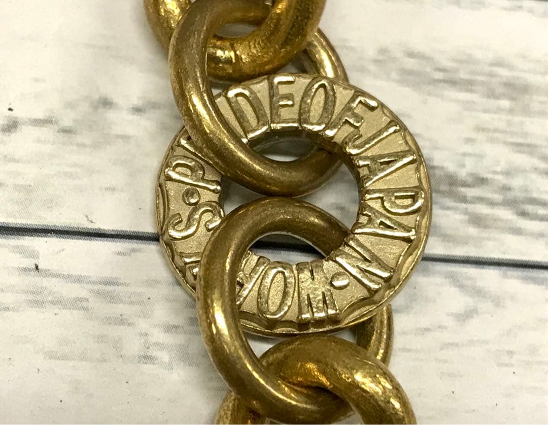 IRON HEART ウォレットチェーン フックタイプ 真鍮　5909