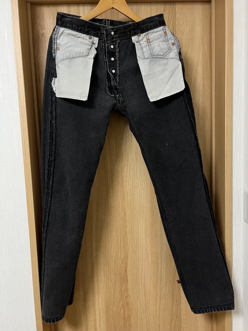 90s Levi's 501 USA製先染めブラックＲタブ30×32