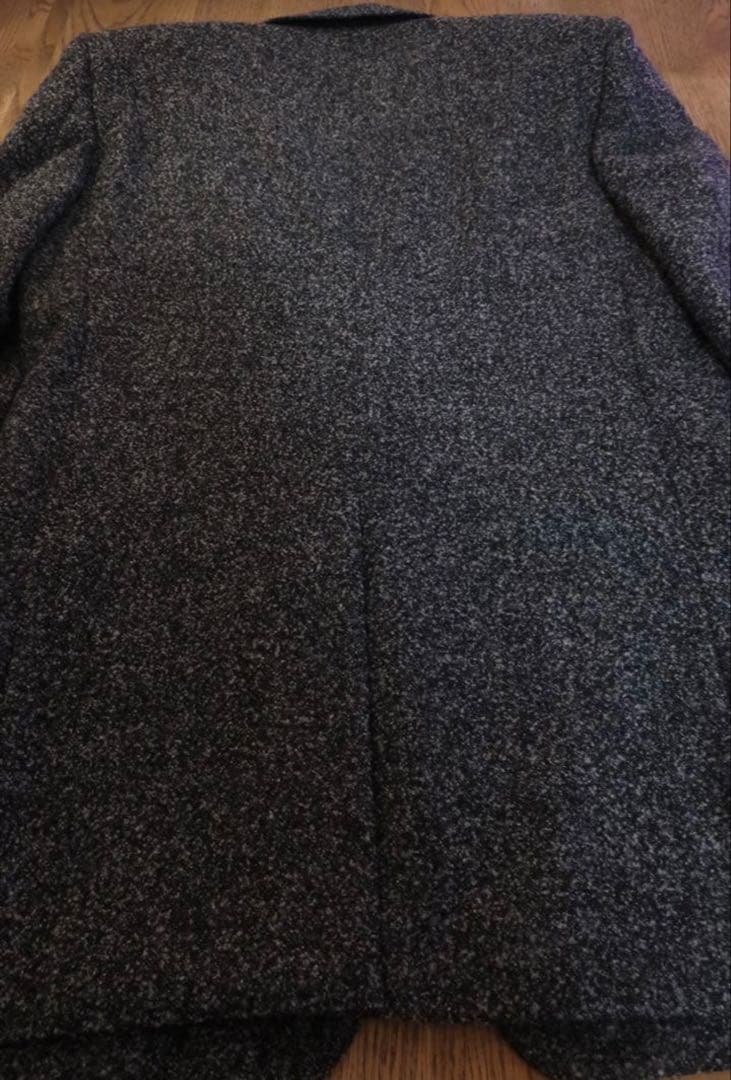 ジョンローレンスサリバン ツイード調テーラードジャケット グレー 秋冬 美品