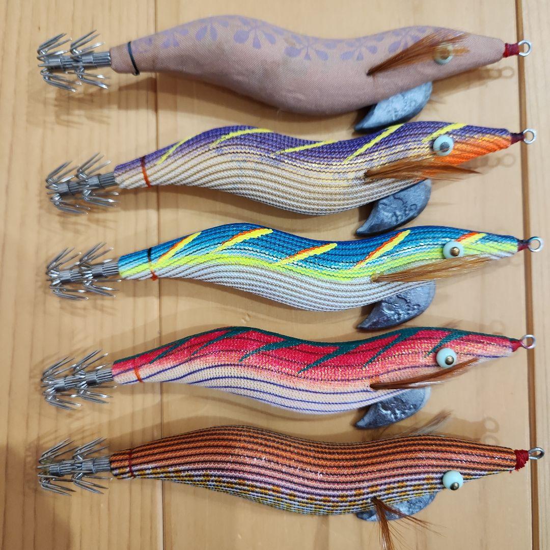 【餌木猿3.5号】スーパーシャロー1本入りの5本セット　激レア　セットNo.⑤