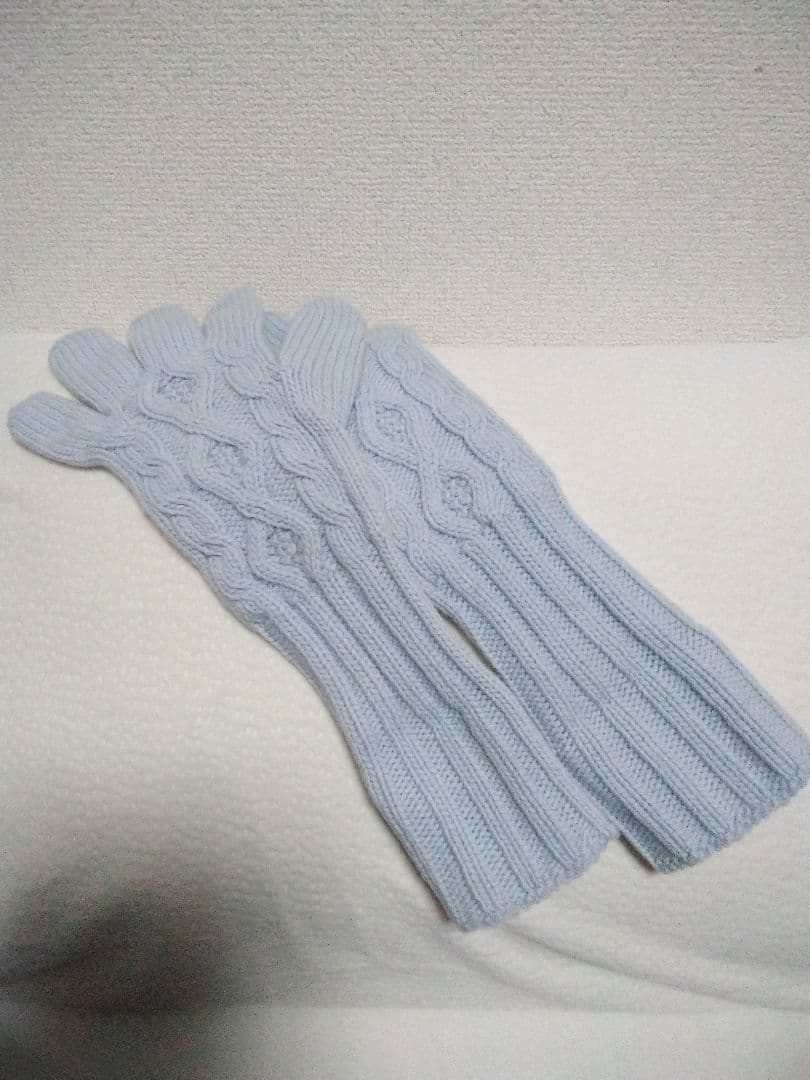ユナイテッドアローズ　【別注】ジョンストンズ　カシミヤ アラン グローブ　手袋