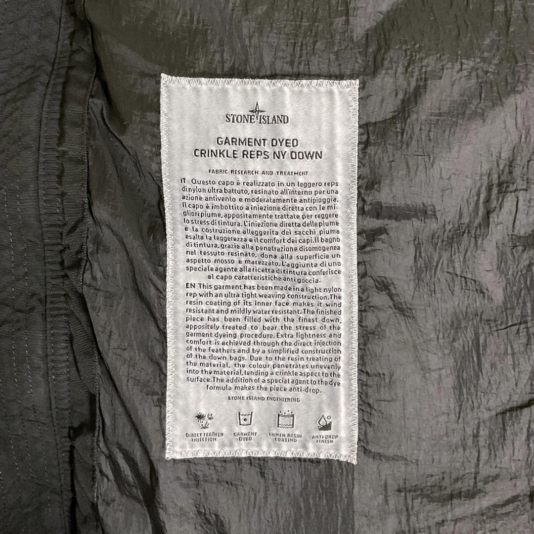 STONE  ストーンアイランド ダウンジャケット 黒 ブラック M