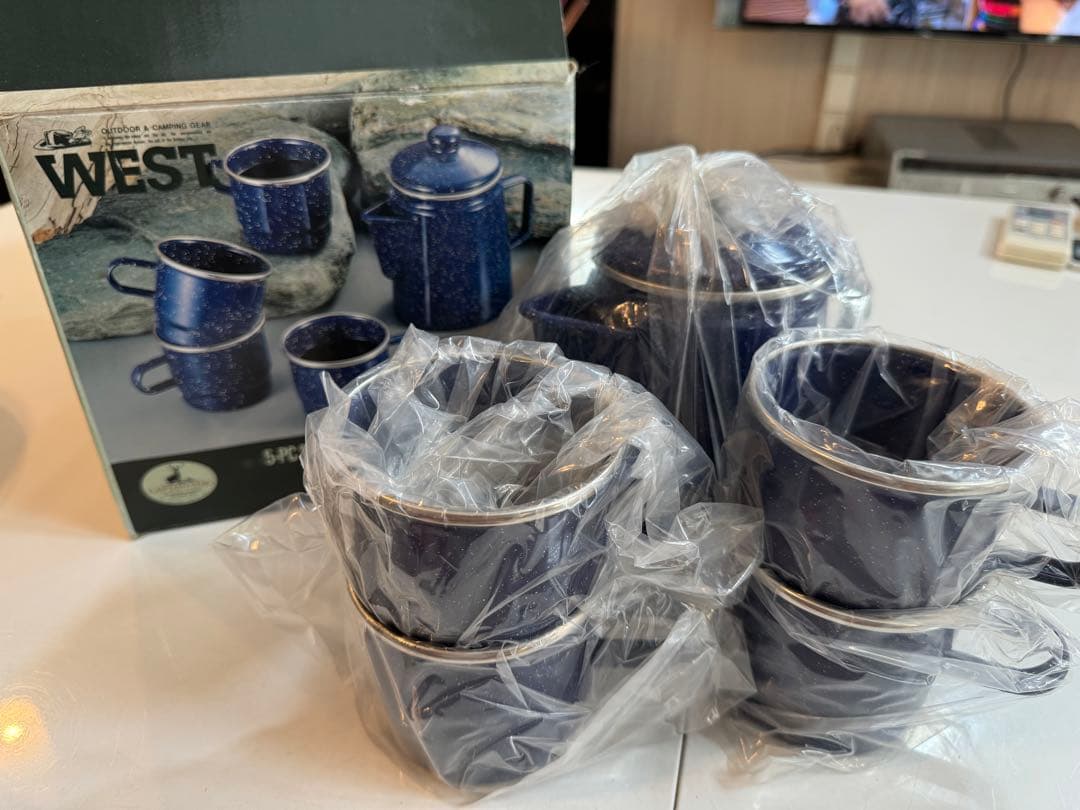 新品CAPTAINSTAG ホーローコレクターウエストシリーズ17点セット貴重品