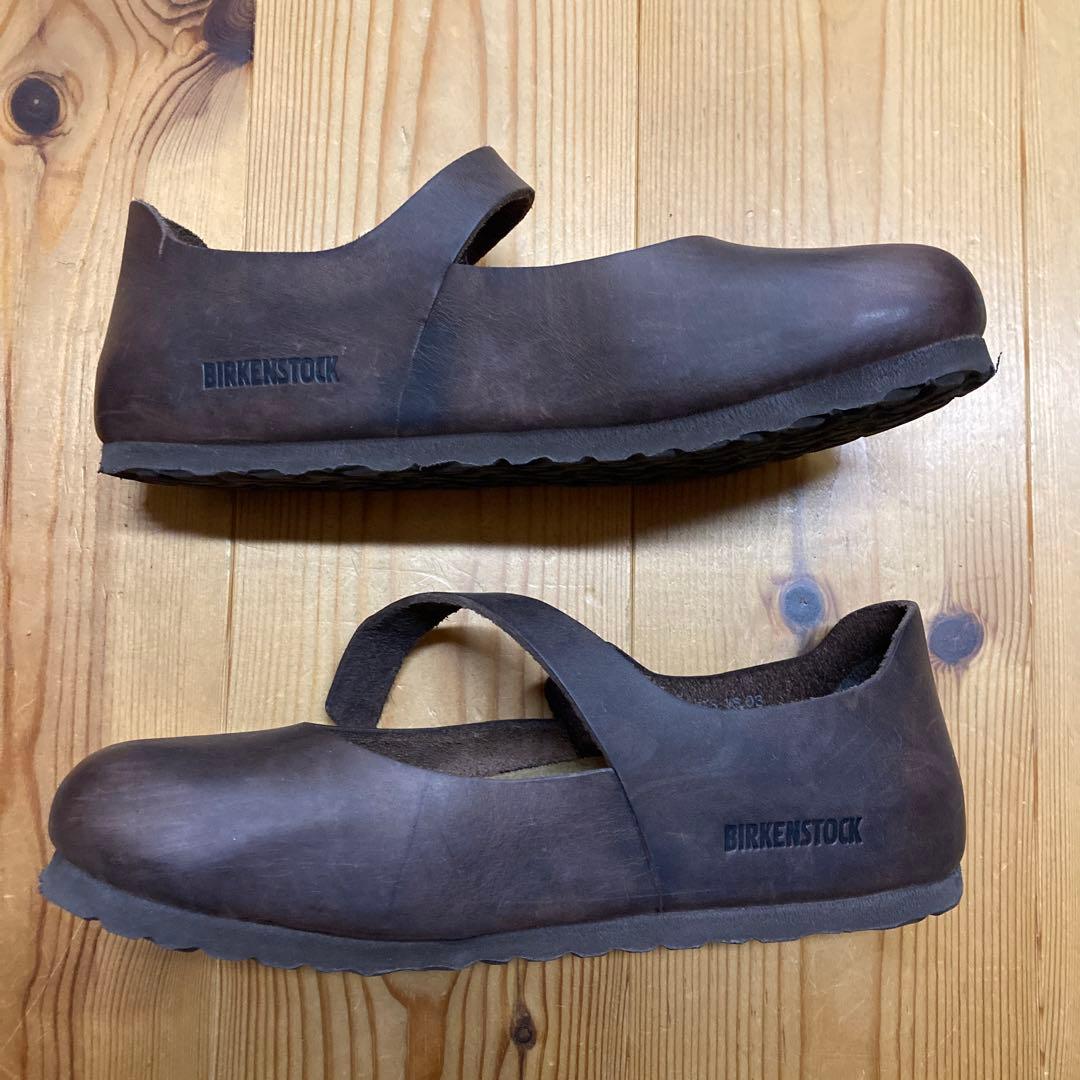BIRKENSTOCK MANTOVAブラウン ストラップシューズ 39