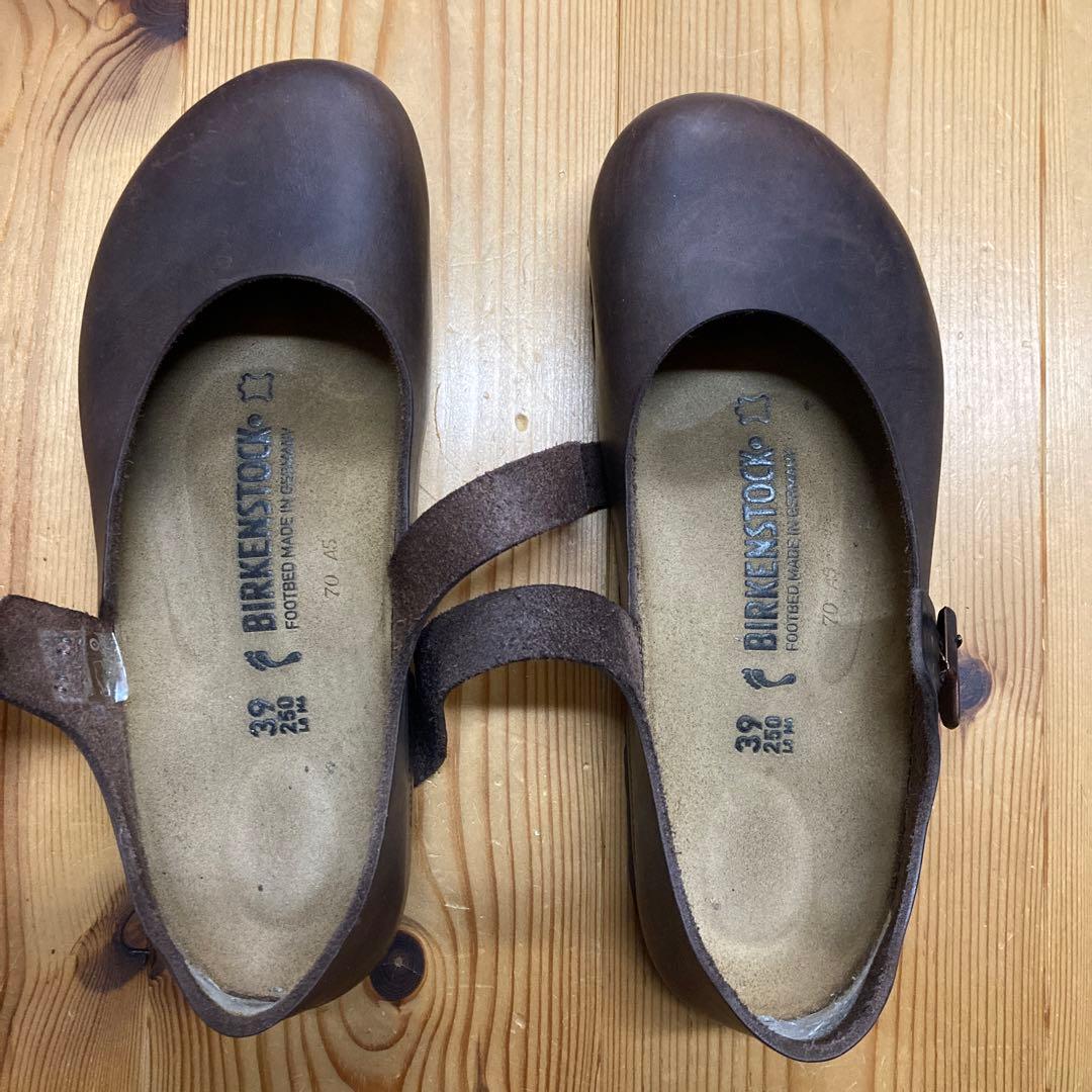 BIRKENSTOCK MANTOVAブラウン ストラップシューズ 39