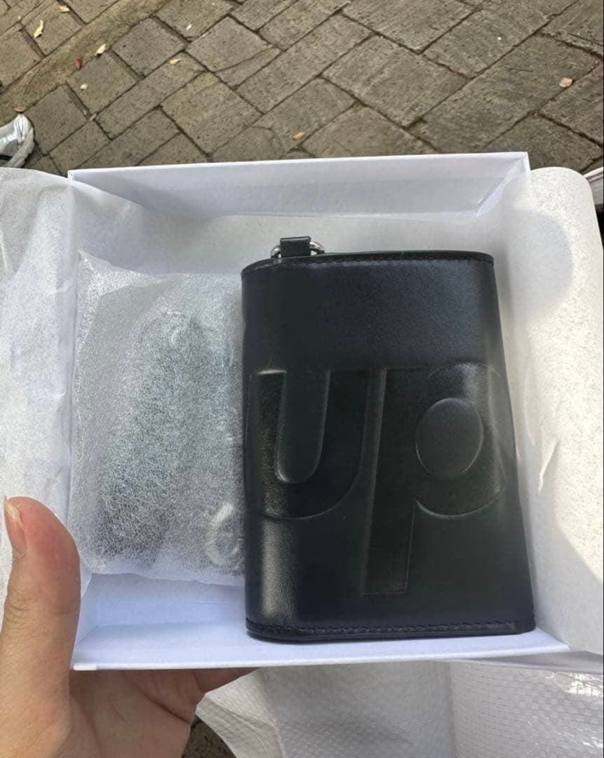 小物 supreme Leather Chain Wallet