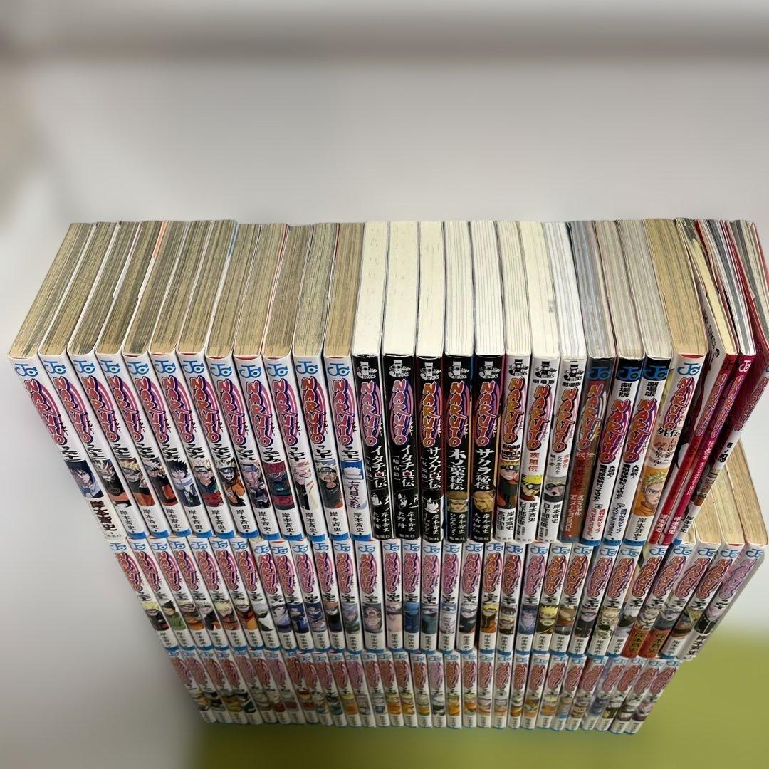 NARUTO ナルト 1-72 全巻　関連本15冊付き　簡易クリーニング済み