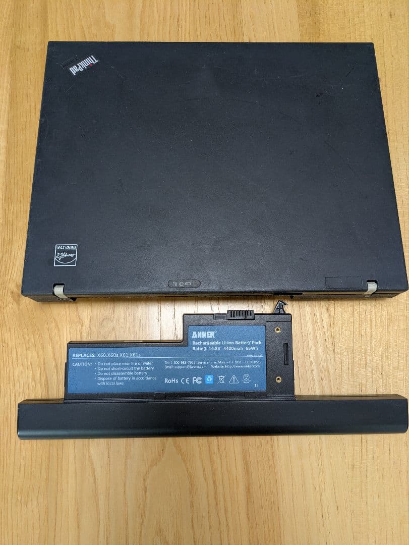 Windowsノート本体 Lenovo ThinkPad X61 7675A63