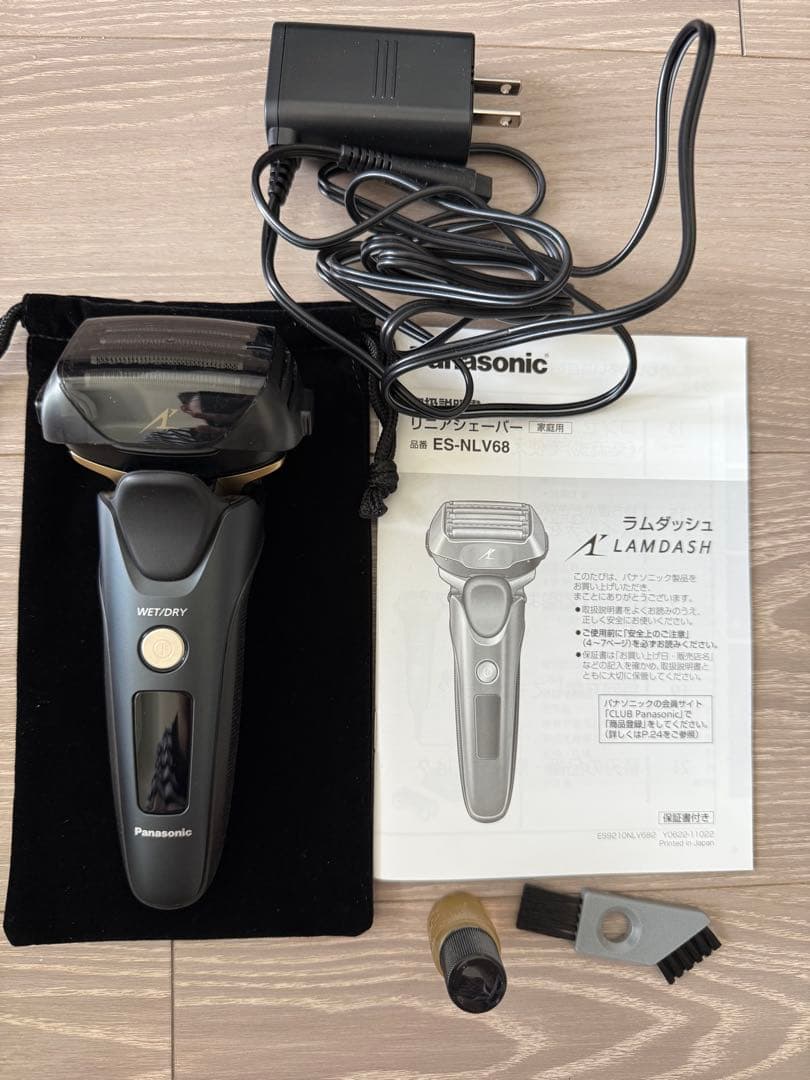 パナソニック ラムダッシュ リニア 5枚刃 黒 ES-NLV68-K