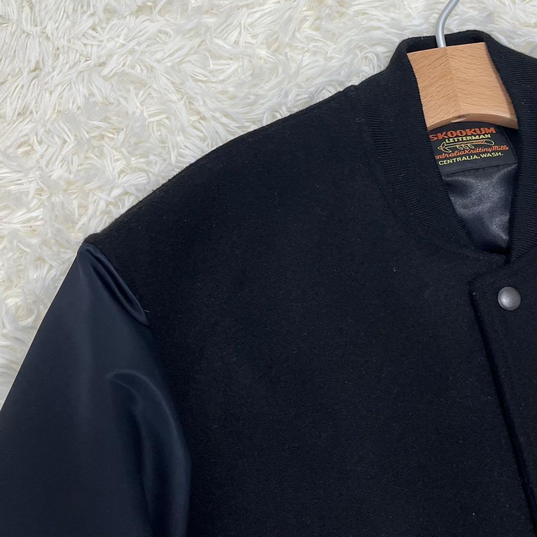 SKOOKUM × monkey time MA1スリーブ バーシティジャケット