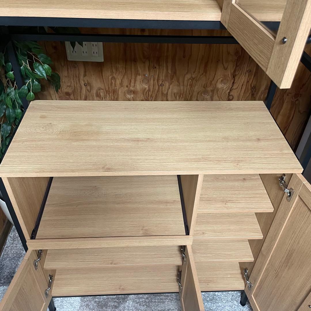 都内23区送料無料✨ヴィンテージ食器棚✨ 幅93.5cm