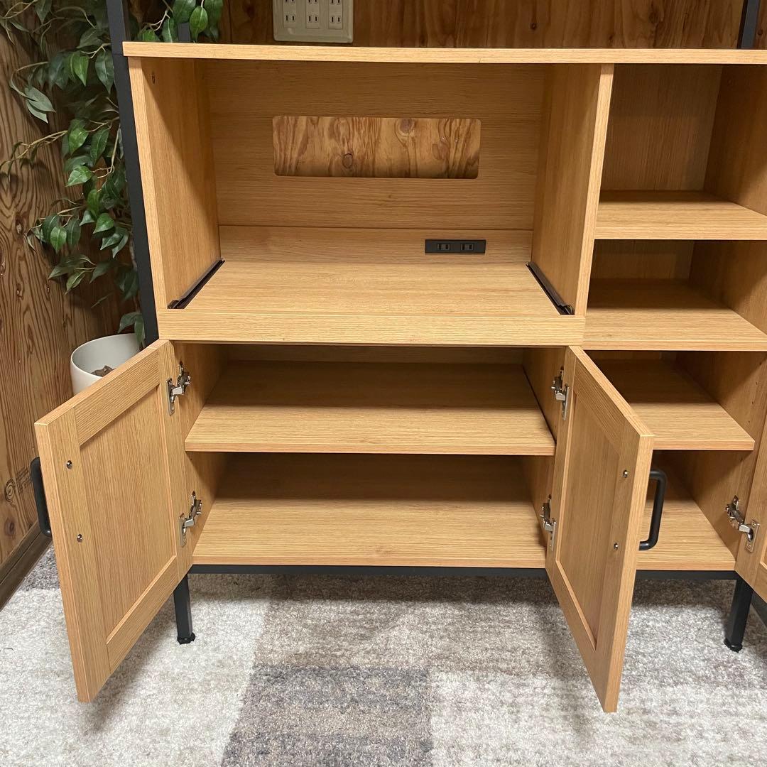 都内23区送料無料✨ヴィンテージ食器棚✨ 幅93.5cm