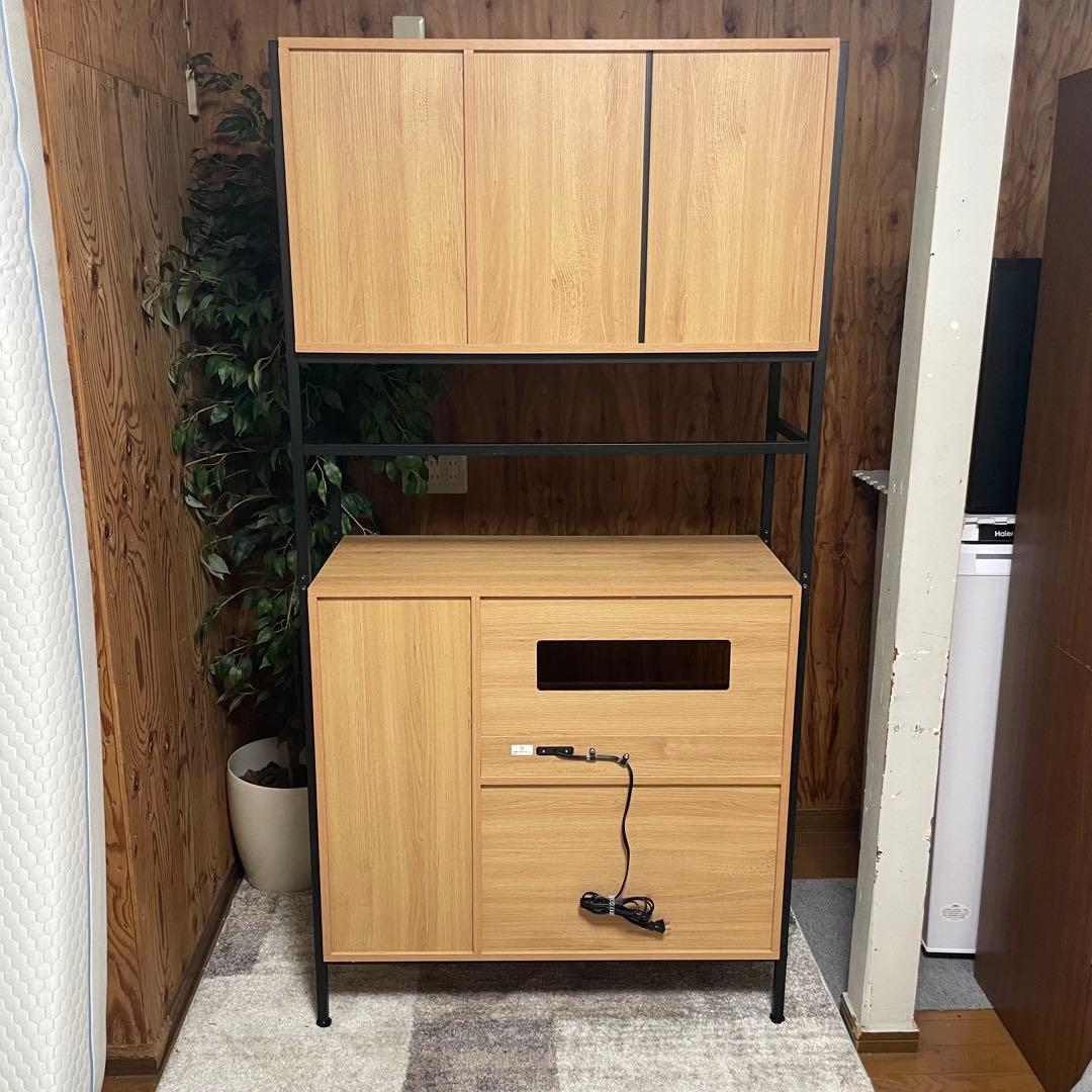 都内23区送料無料✨ヴィンテージ食器棚✨ 幅93.5cm