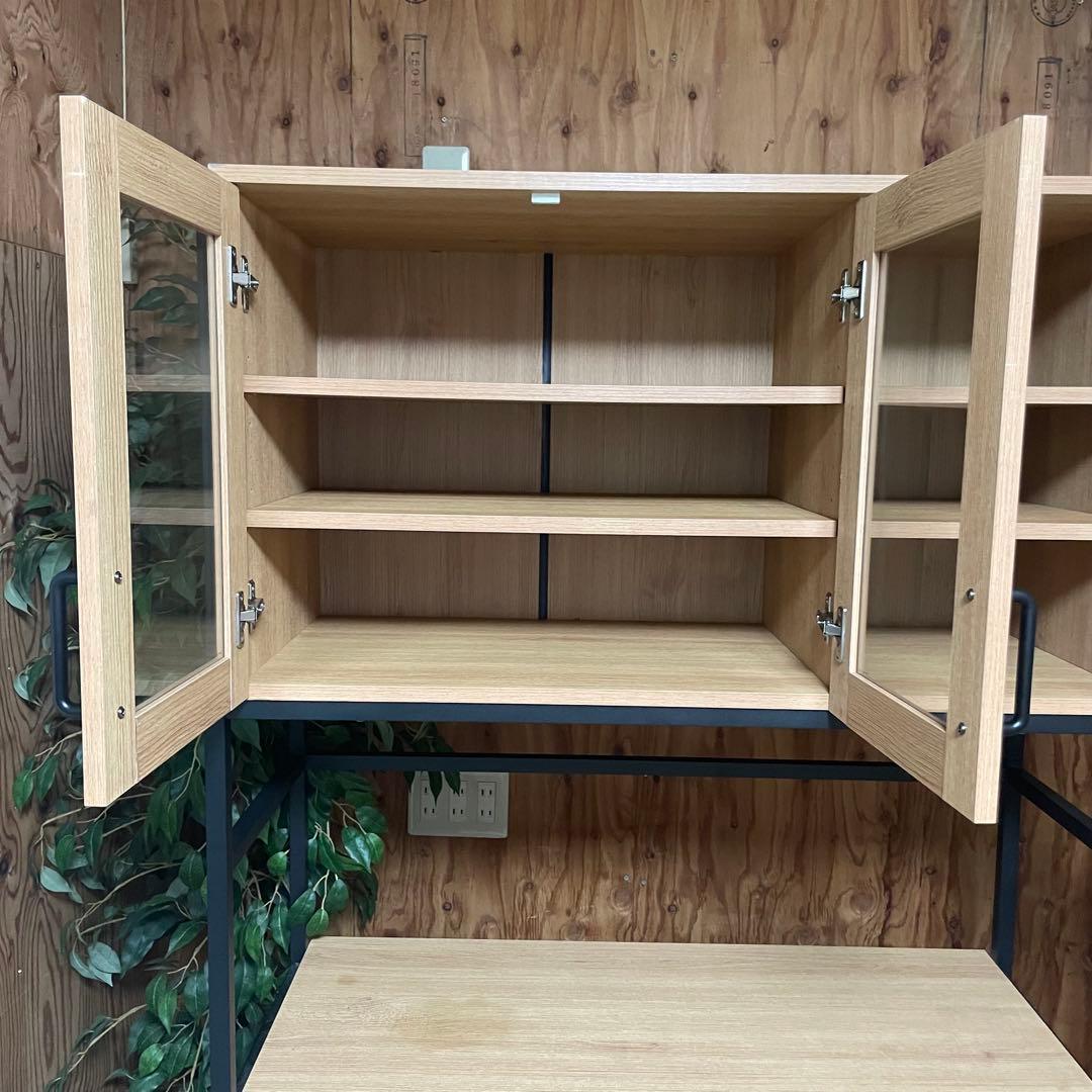 都内23区送料無料✨ヴィンテージ食器棚✨ 幅93.5cm